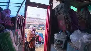 The Most Chaotic Bus Journey Ever! Extreme Traffic & Crowd