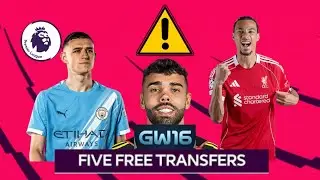 GW16 &ndash; 5 Free Transfers | FPL Tips by Taktak FPL
