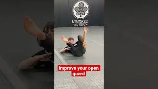 High leg reaction to improve open guard #guardpass #bjj #jiujitsu #grappling #highleg #duckjitsu