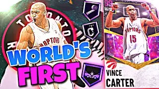 WORLD's FIRST Dark Matter Vince Carter Gameplay! NBA 2K21 MyTeam