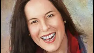 Digital Portrait @mariaelenaheredia (Speed Painting)