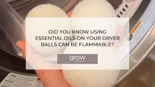 Did You Know Using Essential Oils On Your Dryer Balls Can Be Flammable?