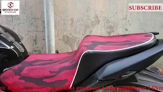 SUZUKI GIXXER SEAT MODIFIED AND HANDLE BAR MODIFIED