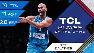 Nick Calathes (14 PTS) | TCL Player Of The Game | CRO vs GRE | FIBA OQT 2024 Greece