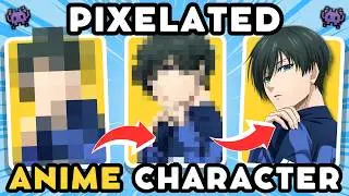 GUESS these PIXELATED ANIME CHARACTERS 👾🔥 | ANIME QUIZ