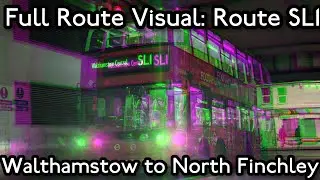 FRV | SL1: Walthamstow to North Finchley Bus Stations | Arriva North HA5 (LK65BZB)