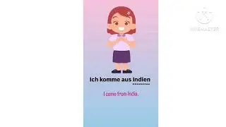 Sich - Vorstellungsvideo.........Self-introduction Video in German#easygerman #basicgerman .
