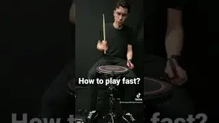 How to play fast? #drumlesson