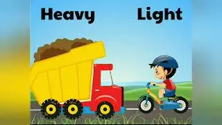 Opposite words in English | opposite words for prescholars | Educational video |  Antonym for kids