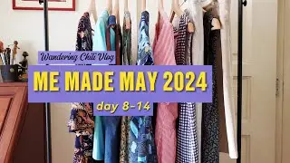 Sewing Vlog : Me Made May 2024 Recap Day 8-14 : Handmade Wardrobe Challenge : Daily Life.