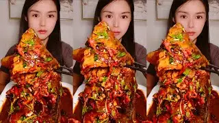 Eating Spicy Big Fish Fry Mukbang | Eating Fish Curry | ASMR Eating Videos