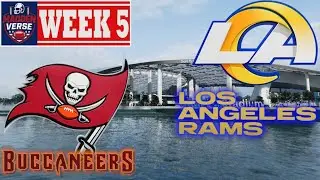 MADDEN NFL 25-26 - LA RAMS vs TB BUCCANEERS #fullgame #simulation #football