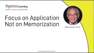 Story-Based eLearning Idea: Focus on Application Not on Memorization