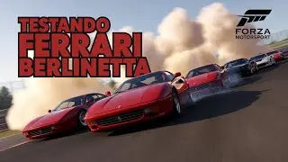 FERRARI BERLINETTA TESTANDO CARRO NO FORZA MOTORSPORT CLASSE A #iracing #forzamotorsport #ferrari
