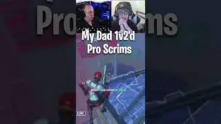 My Dad CLUTCHED A Pro Scrim! 😱