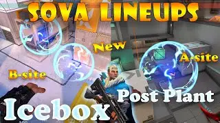 Top 10 New Icebox Sova Post Plant Lineups | Sova Lineups Icebox | Sova Shock Dart Icebox