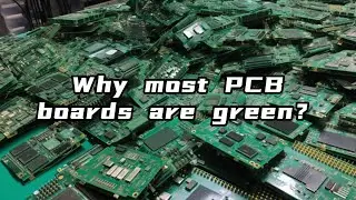 Why most PCB boards are green？