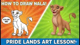 Nala Drawing from The Lion King | Easy Art Tutorial