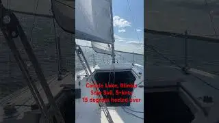Solo sailing - July 22, 2024 Catalina 250 Sailing #sailing #sailboat #sailboatlife #sailingfun