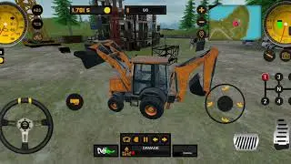 Backhoe Loader JCB Simulator Gameplay - Indian Vehicles JCB Truck Driving - Android Gameplay