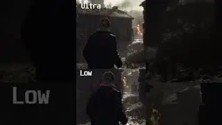 Resident Evil 4: Low vs High Settings Graphics Comparison #shorts