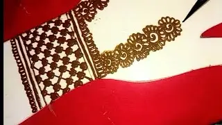 Easy Arabic hand mehandi design!! Simple hand mehandi design! Mehandi arts sbc!