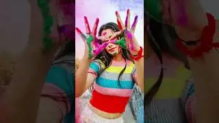 Holi Colourful Hidden Face Selfie Poses For Girls|| Hide Face Poses|| #shorts #shortsvideo #holi