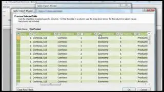 How to: Import Data From A SQL Server Database
