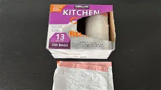 13 Gallon Kirkland Drawstring Trash Bags - 200 count