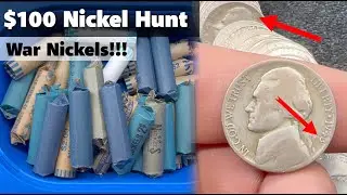 $100 Customer Wrapped Nickel Hunt Featuring... WAR NICKELS!!! - Episode 9