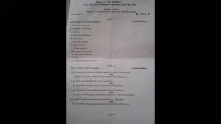 ou degree 4th sem botany question paper april -may 2025 #botany #degree #questionpaper