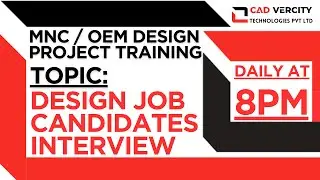 Candidate Design Test Discussion CAD-VERCITY [ Automobile and Product design Training Center] #catia
