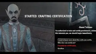 Schroffhand presents: from The Elder Scrolls Online - Crafting certification quest