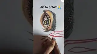 art by bajrang bali #eye art #art by pritam #art by daye hard