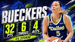 Paige Bueckers 32 pts 6 threes 4 asts vs Storm 2026 Season