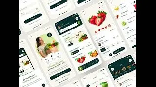 Grocery App Design in Figma | Grocery App UI Design | App UIUX Design | UIUX Design | Mobile App UI
