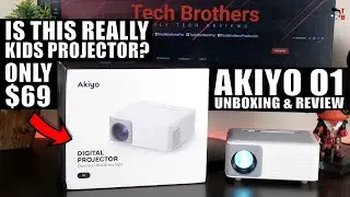 AKIYO O1 REVIEW: 480P Projector Enough For Home Theater?