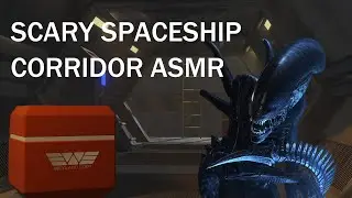 ALIEN Spaceship Corridor Ambience ASMR | 2 Hours