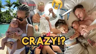 ARE WE CRAZY!? Travelling with a 6 week and 3 year old [VLOG]
