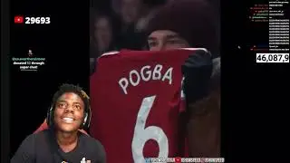 Ishowspeed reacts to Pogba football comeback 