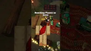 Snaching Players as Jesus 7 #robloxfyp #robloxcomedy #jesus #micup #micuproblox #scream #pranks