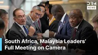 FULL MEETING: South Africa, Malaysia Leaders Hold Bilateral Talks Ahead of ASEAN Summit | AC1G