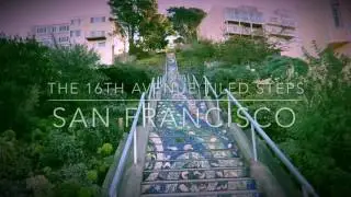 The 16th Avenue Tiled Steps in Sunset District of San Francisco