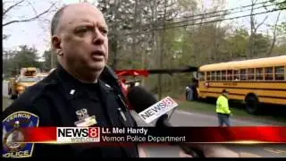 11 students injured in school bus crash