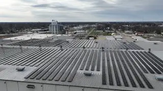 New Solar Panel Installation At Hubbell Power Systems - Centralia, Missouri