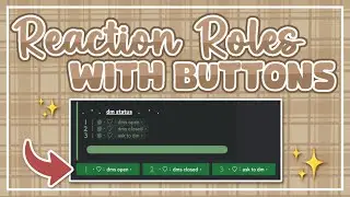 discord reaction roles with buttons tutorial | lenility ✰