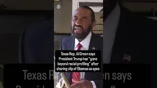 Член палаты представителей Эл Грин отреагировал на пост президента Трампа в социальных сетях, где...