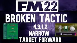 FM22 Broken Tactic - Treble winning Formation !!!!