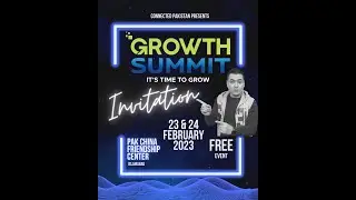 Join Digital Marketing & Products in Pakistan With Growth Summit 23 by Connected Pakistan