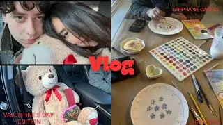 Spend Valentine’s Day with us (GRWM+ CLAY PAINTING)